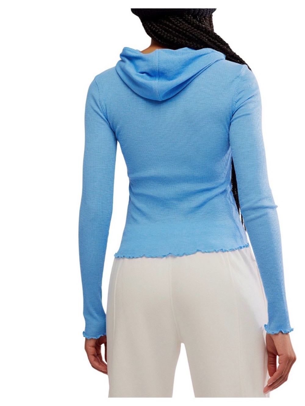 Free People Breathe Easy Layer. NWT. Riviera blue - Picture 5 of 7